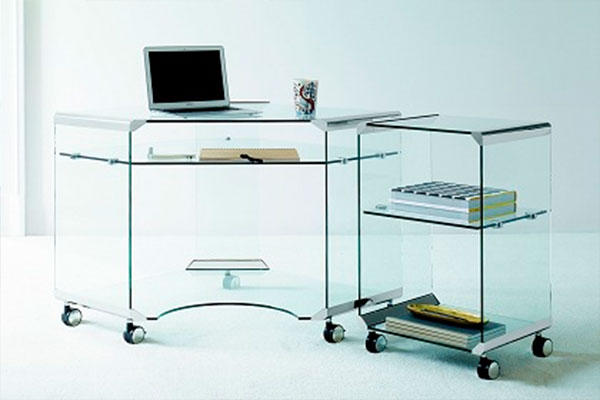 Только применяя специализированную фурнитур для стекла можно изготовить такой стол и шкаф шкаф и стол из стекла и специальная фурнитура
