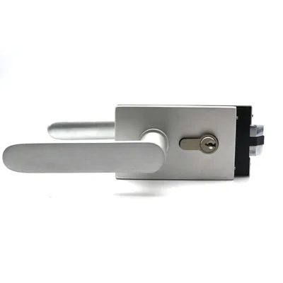 ZMD122-2001AL Замок с нажимной ручкой и притвором