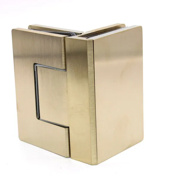 Нержавеющая сталь AISI 304, Matt Brushed Gold, 90°, Премиум, NEW