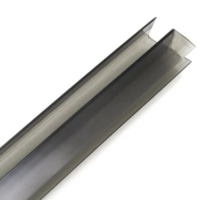 ПВХ, прозрачный черный, 2200мм, Стандарт