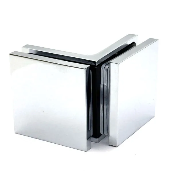 N105-90 Стеклодержатель стекло-стекло 90 градусов