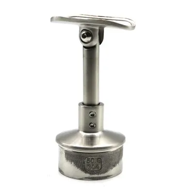 НС727 Наконечник на стойку Ø50,8мм под поручень Ø50,8мм, регулируемый по высоте