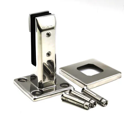 70-312-316 Стеклодержатель( министойка) без сверления SUS316 160мм