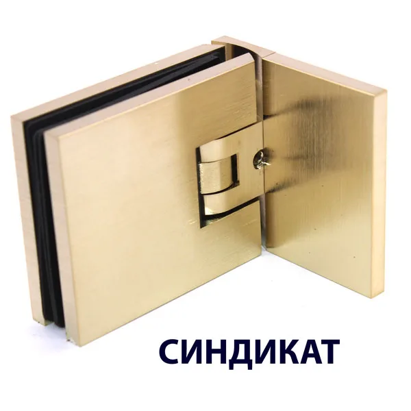 Латунь, Matt Brushed Gold, Одностороннее, 90°, Премиум