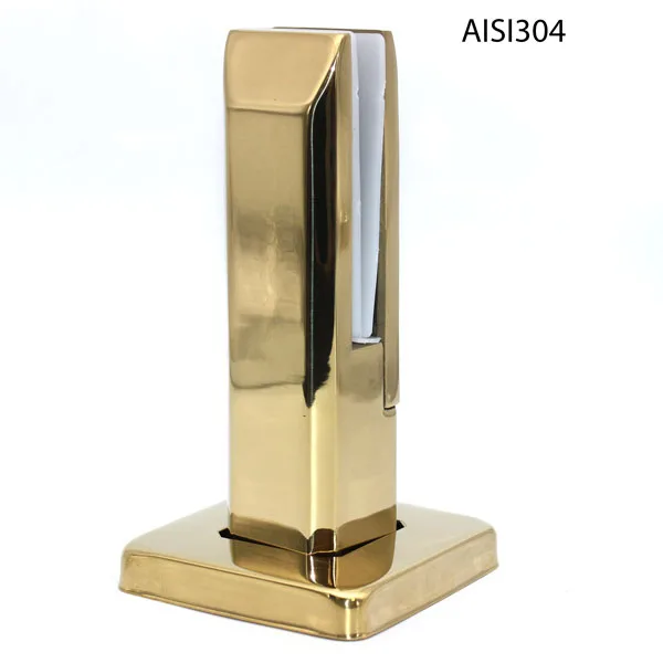 Нержавеющая сталь AISI 304, Gold, 190, 14.5, Через отверстие в стекле