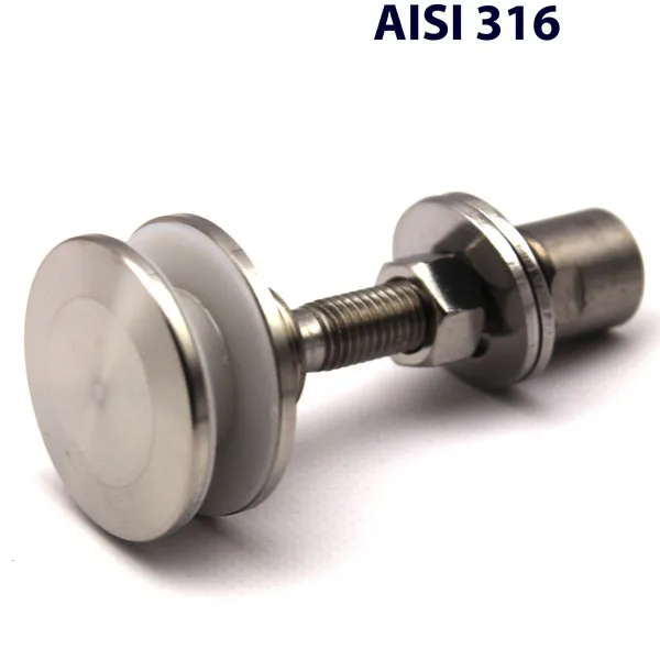 Нержавеющая сталь AISI 316, SS (Матовый хром), бесшарнирный, 12