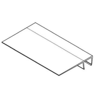 SND214-004У-8 Профиль ПВХ 2200мм прозрачный ус 25мм