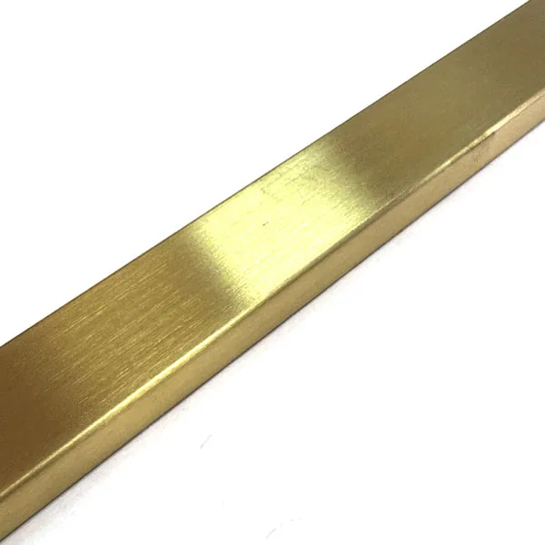 Нержавеющая сталь AISI 304, Matt Brushed Gold, 3000, 1.5