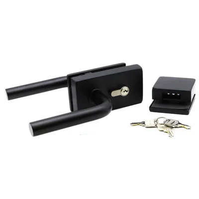 Алюминий, BLACK, с притвором, ключ-ключ, Магнитный