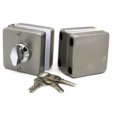 ZSD122-682A Замок с ответной частью на стекло ключ-вертушка