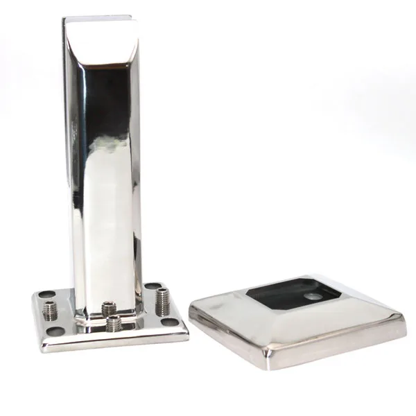 70-313-5-V Стеклодержатель министойка 200мм без сверления с рег.на плоскости