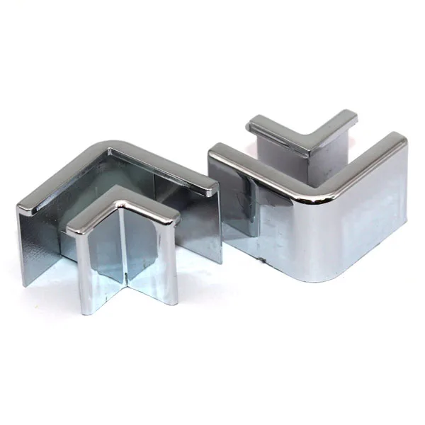 2756PL-90L-404 Уголок соединительный стекло-стекло 90 градусов для П-образного профиля