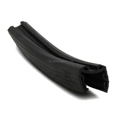 70-250-15 Уплотнитель 27*30мм стекло 15 мм Black
