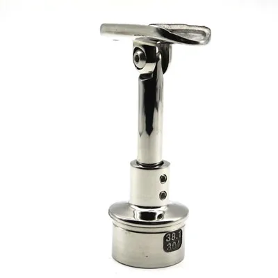 НС726 Наконечник на стойку Ø38,1мм под поручень Ø38,1мм, регулируемый по высоте