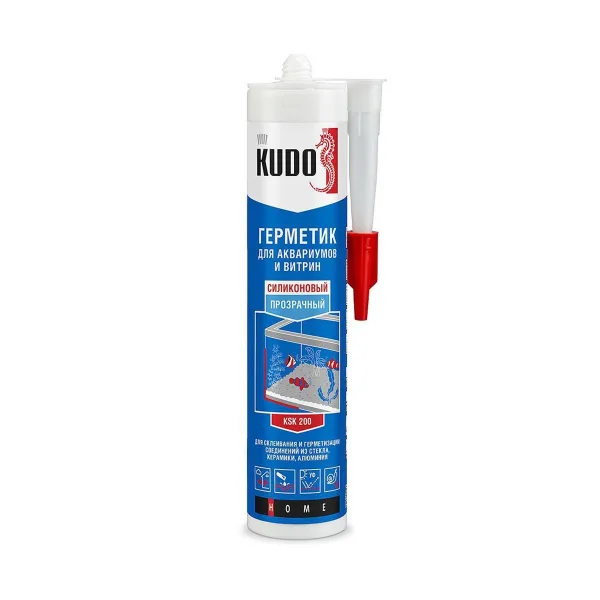 247977 KUDO HOME KSK-200 Герметик силиконовый для аквариумов и витрин прозрачный 280 мл