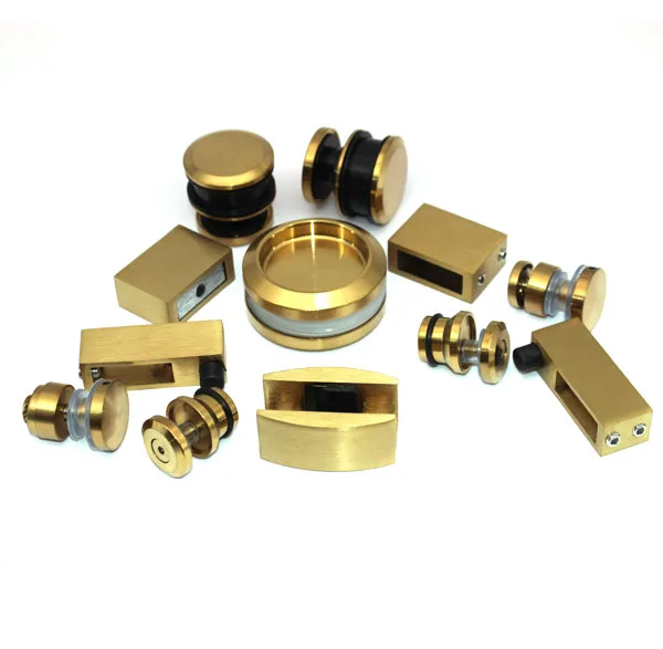 Цинковый сплав, Matt Brushed Gold, 002