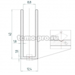 2856 Профиль п-образный 3000мм