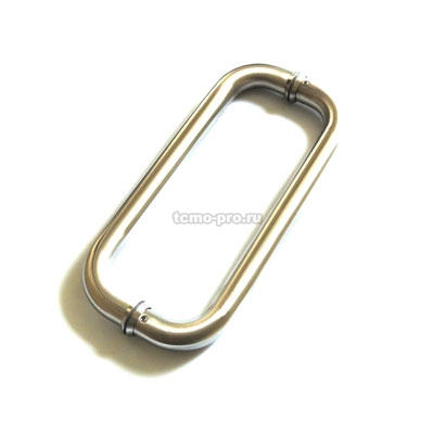 РС113 ручка-скоба двухсторонняя для стеклянных дверей 25х475