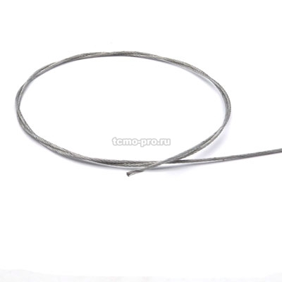Трос стальной, оцинкованный Дм=2мм