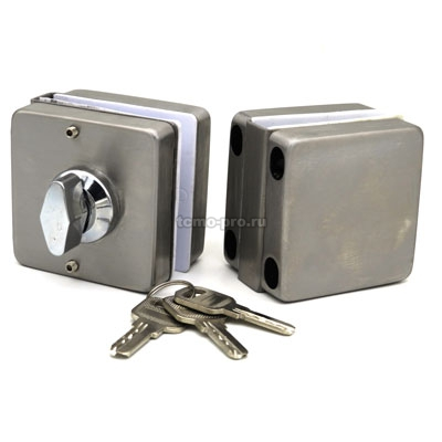 ZSD122-682A Замок с ответной частью на стекло ключ-вертушка