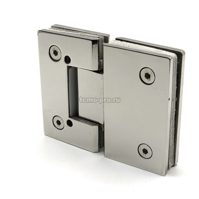 П082-304 Петля с регулируемым нулевым положением стекло-стекло 180гр.