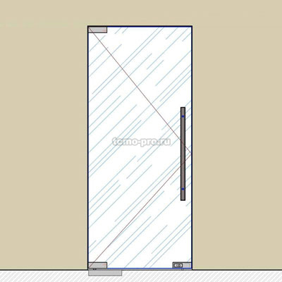 SND00-110 Комплект стеклянной двери Классика