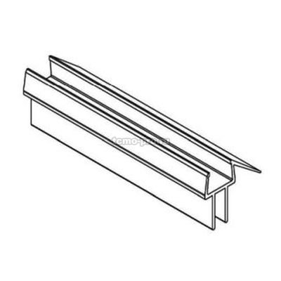 SND214-009B1-8 Профиль ПВХ уплотнительный 2200мм прозрачный