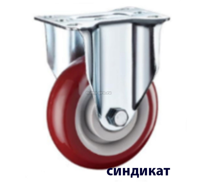 Z13-02-100-702C Колесо полиуретановое неповоротное 100 мм