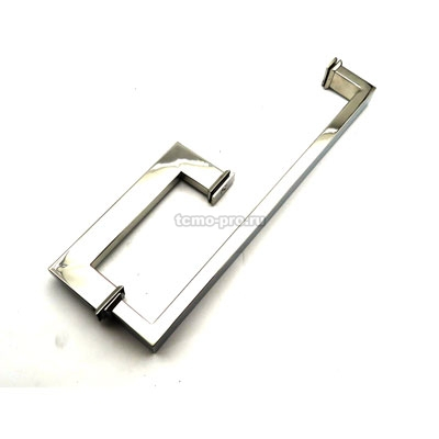 РС109 ручка-скоба двухсторонняя для стеклянной двери 15х30х170х385