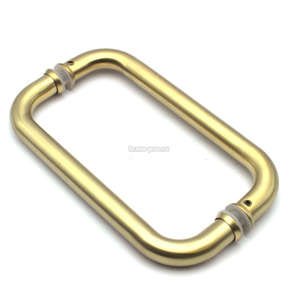 РС113 ручка-скоба двухсторонняя для стеклянной двери 19х201