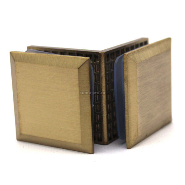 КН034-304 Коннектор 90 гр AISI 304 стекло-стекло