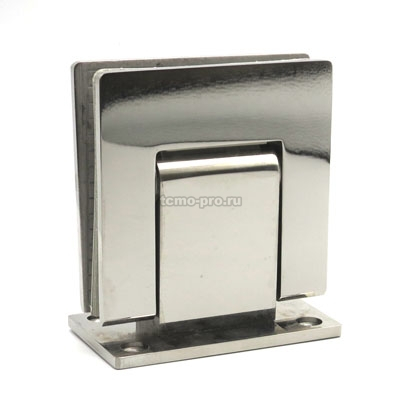 П500-1 петля с гидравлическим доводчиком стена-стекло 90гр AISI-304