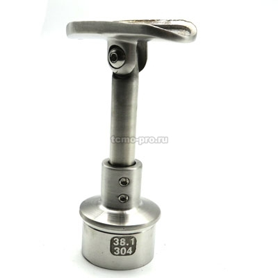НС725 Наконечник на стойку Ø38,1мм под поручень Ø38,1мм, регулируемый по высоте
