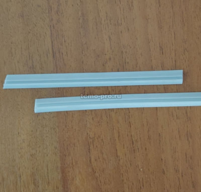 УС083-8 Уплотнитель для опорного профиля под стекло 8мм