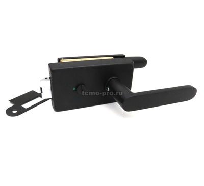 ZDM122-2014 Замок сантехнический с притвором для стеклянной двери