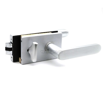 ZDM122-2014-1 Замок сантехнический с притвором для стеклянной двери