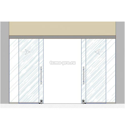 00-11 Система ГАРМОНИЯ в проем к потолку две двери