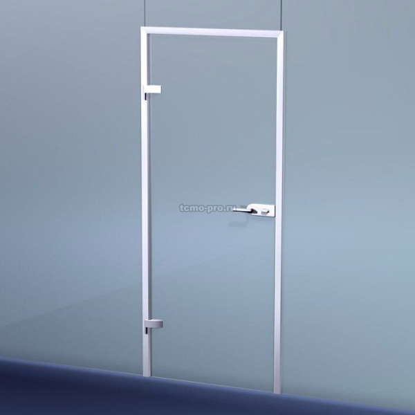 SND850L Комплект AL дверной коробки в цельностеклянный проем, левый.