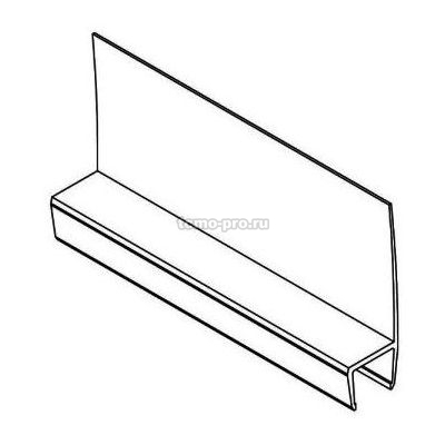 SND214-003У-8 Профиль ПВХ 2200мм прозрачный ус 25мм