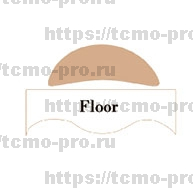 П111-10 Порог прозрачный 10х5mm L=1000mm