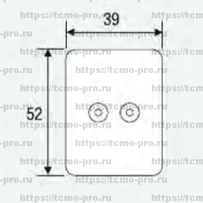 SA8300H-6 Заглушка торцевая к профилю SA8300H-3 и SA8300H-3-4