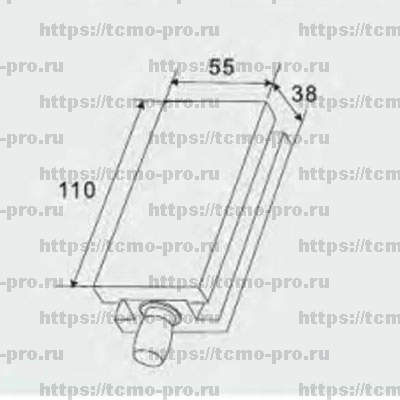 8300D-8 Фитинг с осью