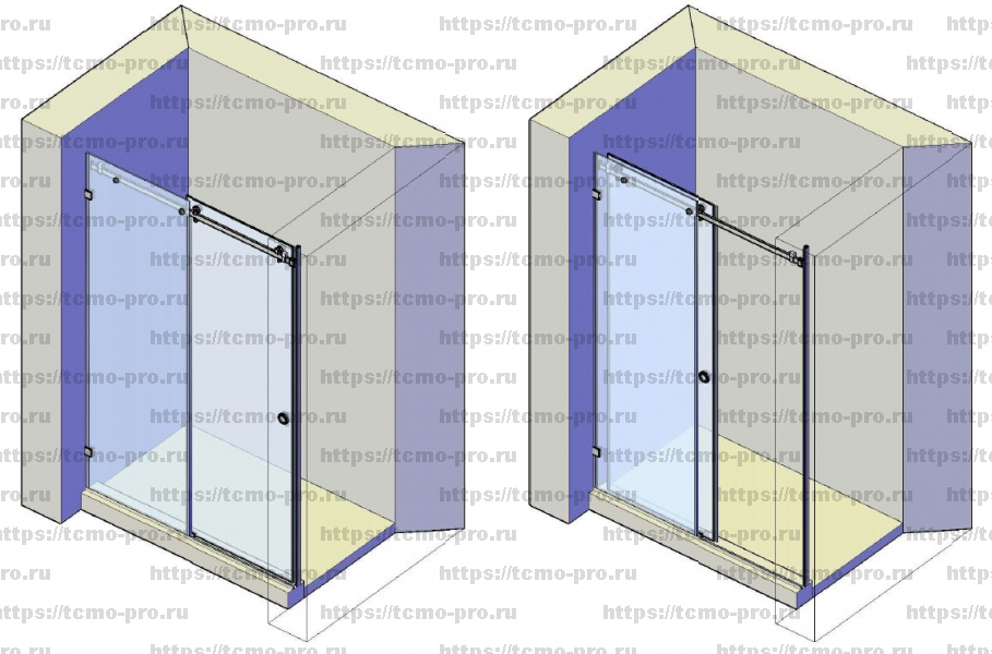 SND0157 Раздвижная система в нише